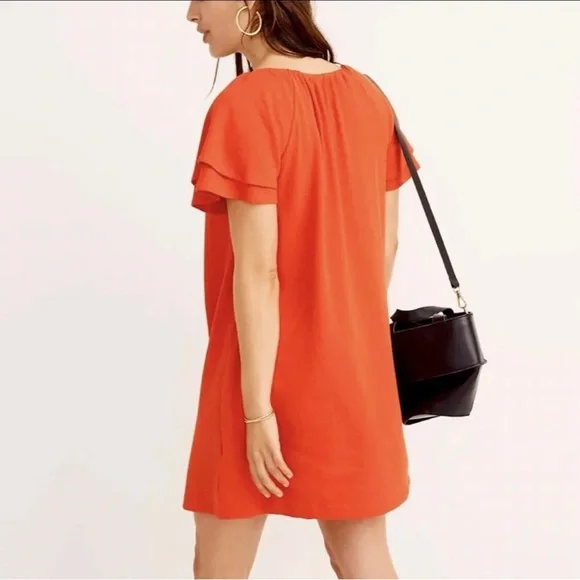 Madewell Texture & Thread Tiered-Sleeve Dress, size Small - Picture 12 of 13